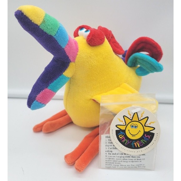 Rare Funny Friends Jennifer Mazur Chi Chi Bird Yellow Multicolor Soft Cuckoo - Picture 1 of 11